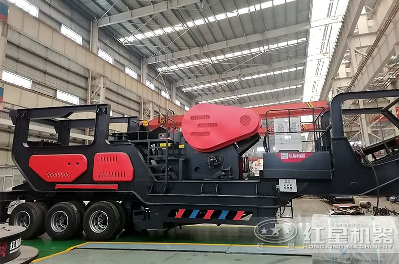移動式石子粉碎機 移動式石子粉碎機