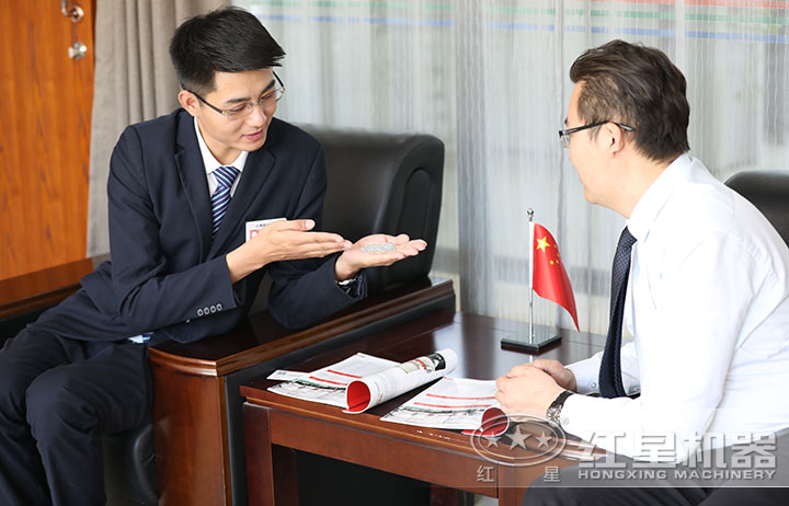 合作共贏，來廠客戶物料展示